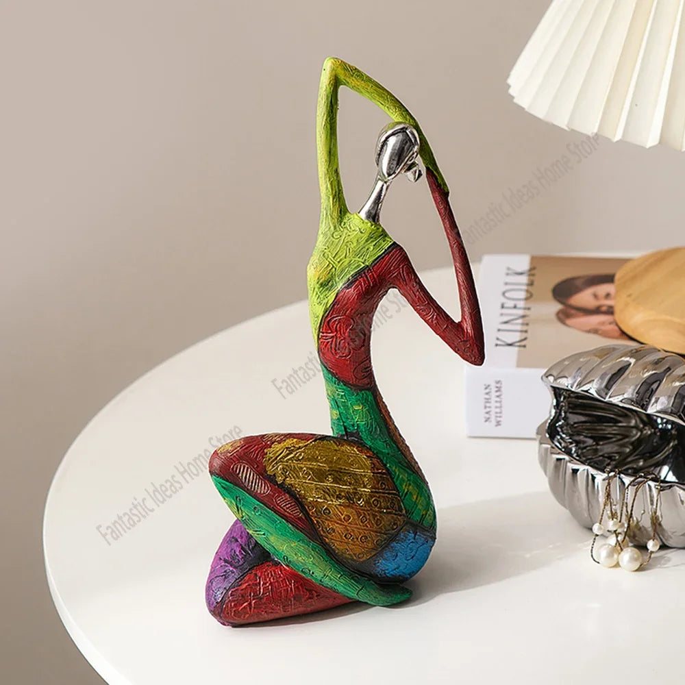 Abstract Yoga Art Ornaments high-end modern.