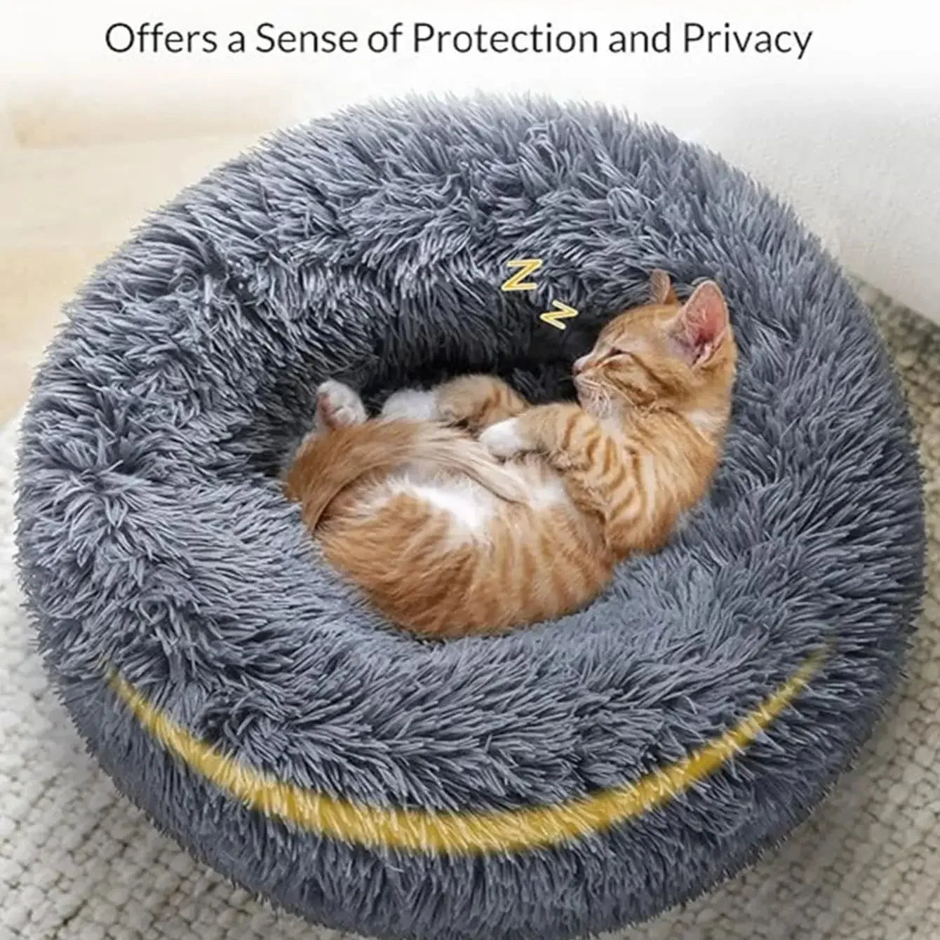 40-90cm Round Pet Bed for Large Dog Bed Super Soft Cat.