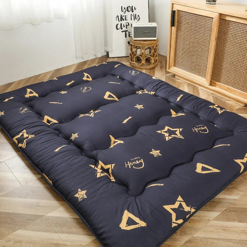 Fashion thickened tatami mattress upholstery floor foldable bed mattress home student dormitory single double sleeping pad mats