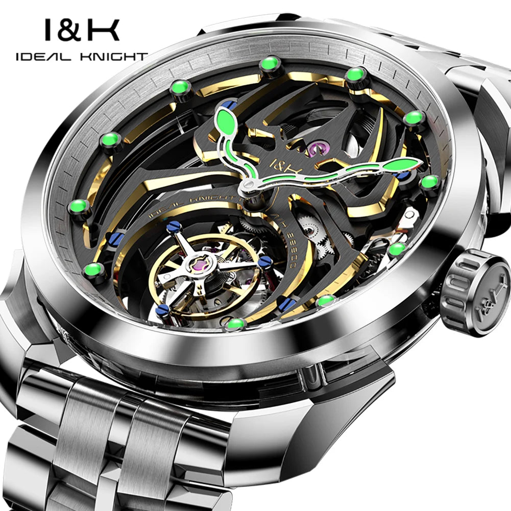 IDEAL KNIGHT Tourbillon Flywheel Watch for Men.