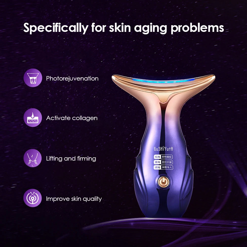 Face Beauty Device 3 Colors Led Photon Facial.