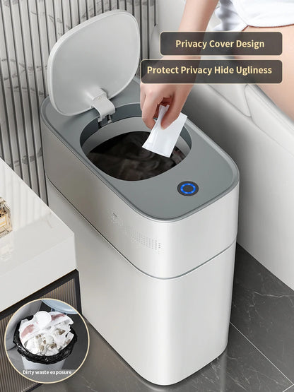 Can Can Home Smart Trash Electronic Trash Trash Induction Automatic Bathroom Can Sensor Intelligent Bagging Induction Joybos