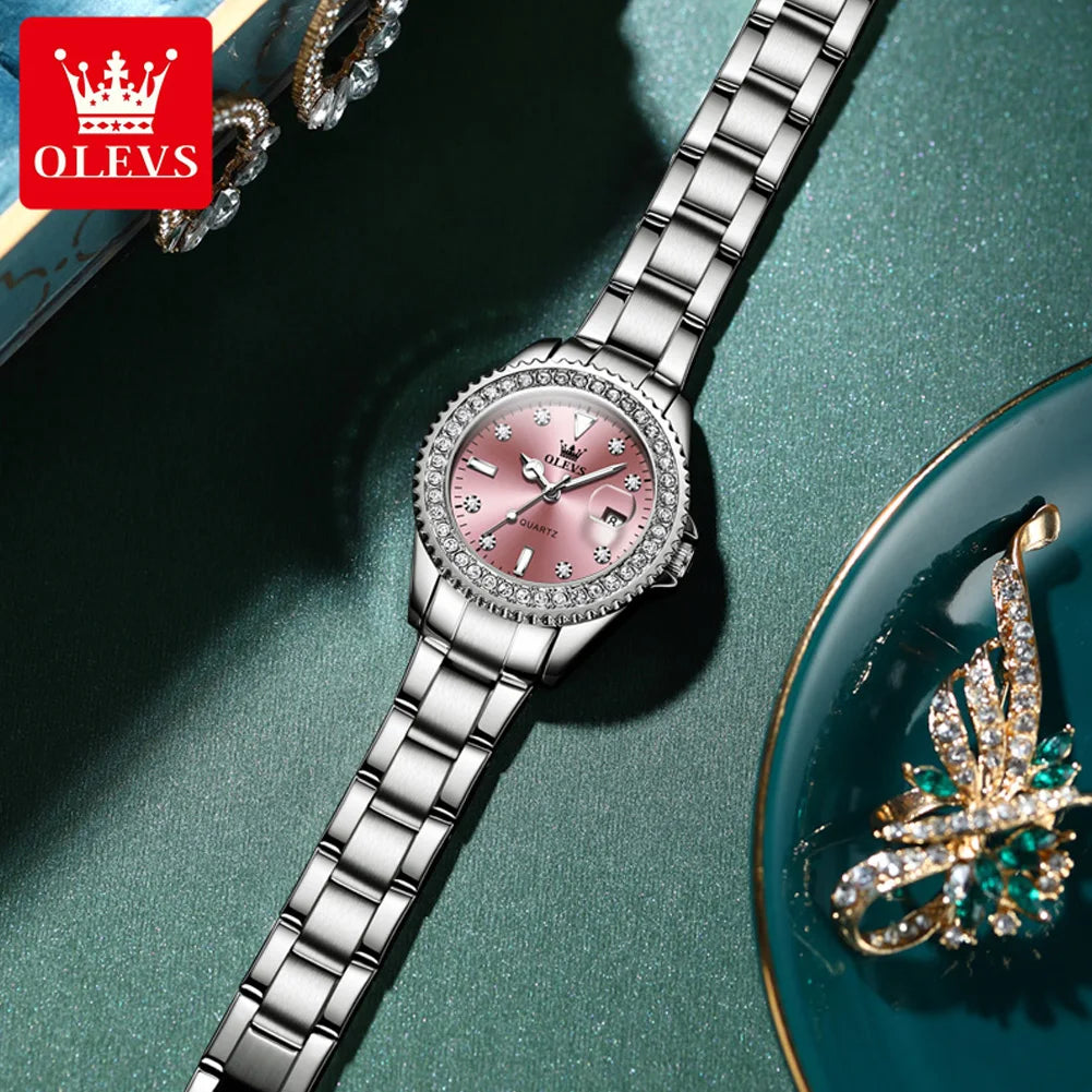 OLEVS Luxury Quartz Women's Watch.