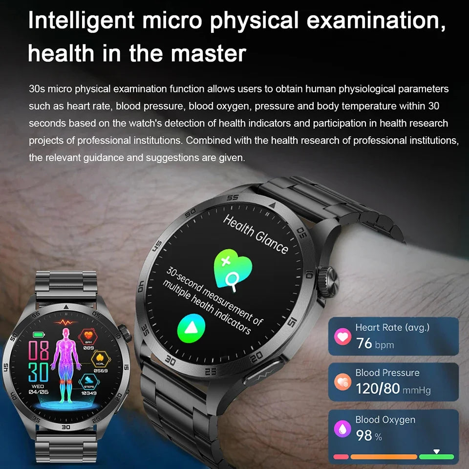 2024 New Temperature Pulse Physiotherapy Smartwatch.