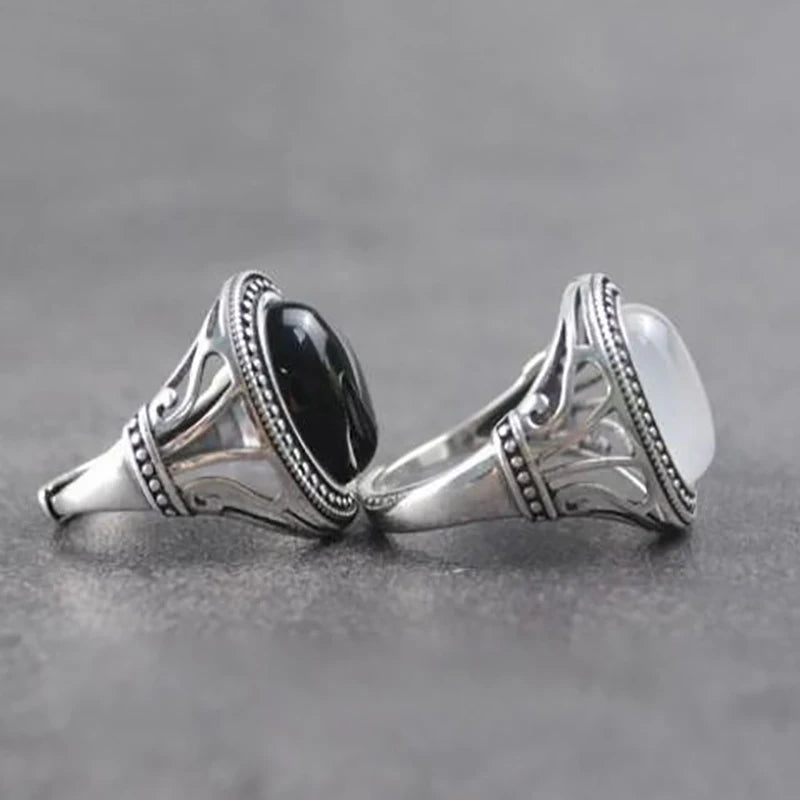 Natural Black Ring Original Designer Women.