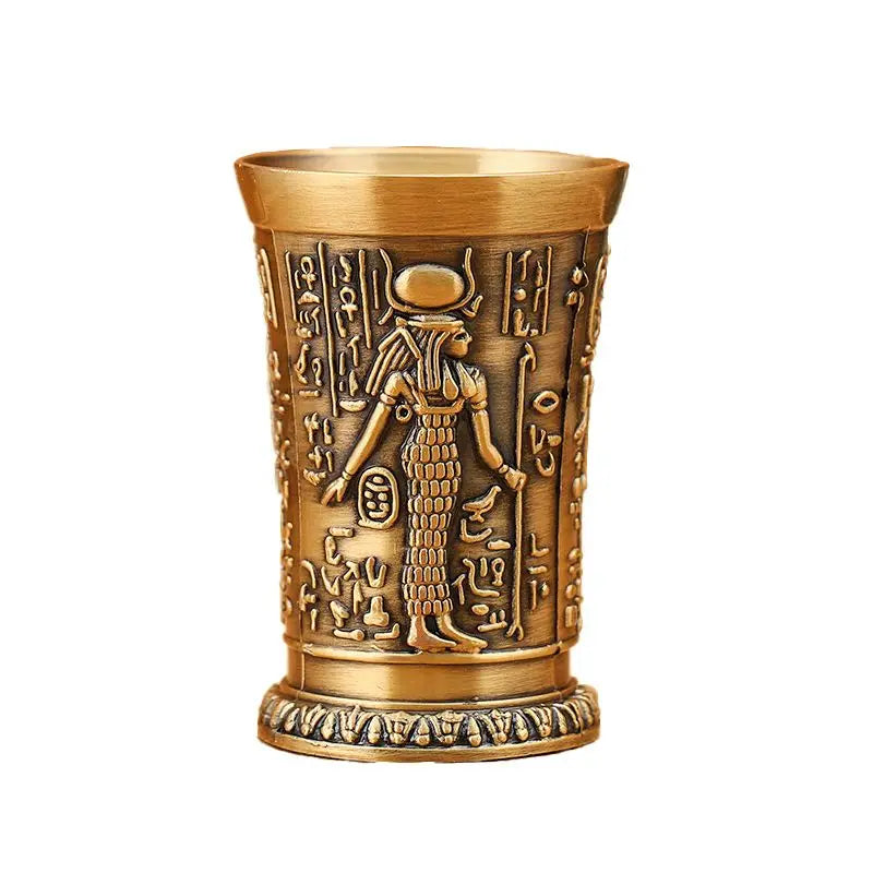 Home Decor Vintage Egyptian Wine Glass