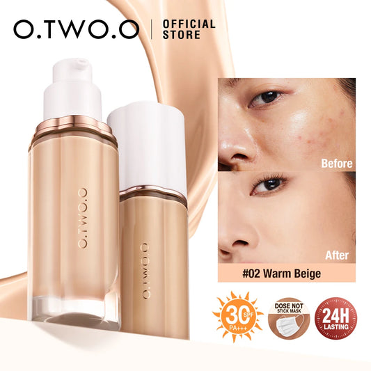 Liquid Foundation Cream for Face 30ml High Coverage.