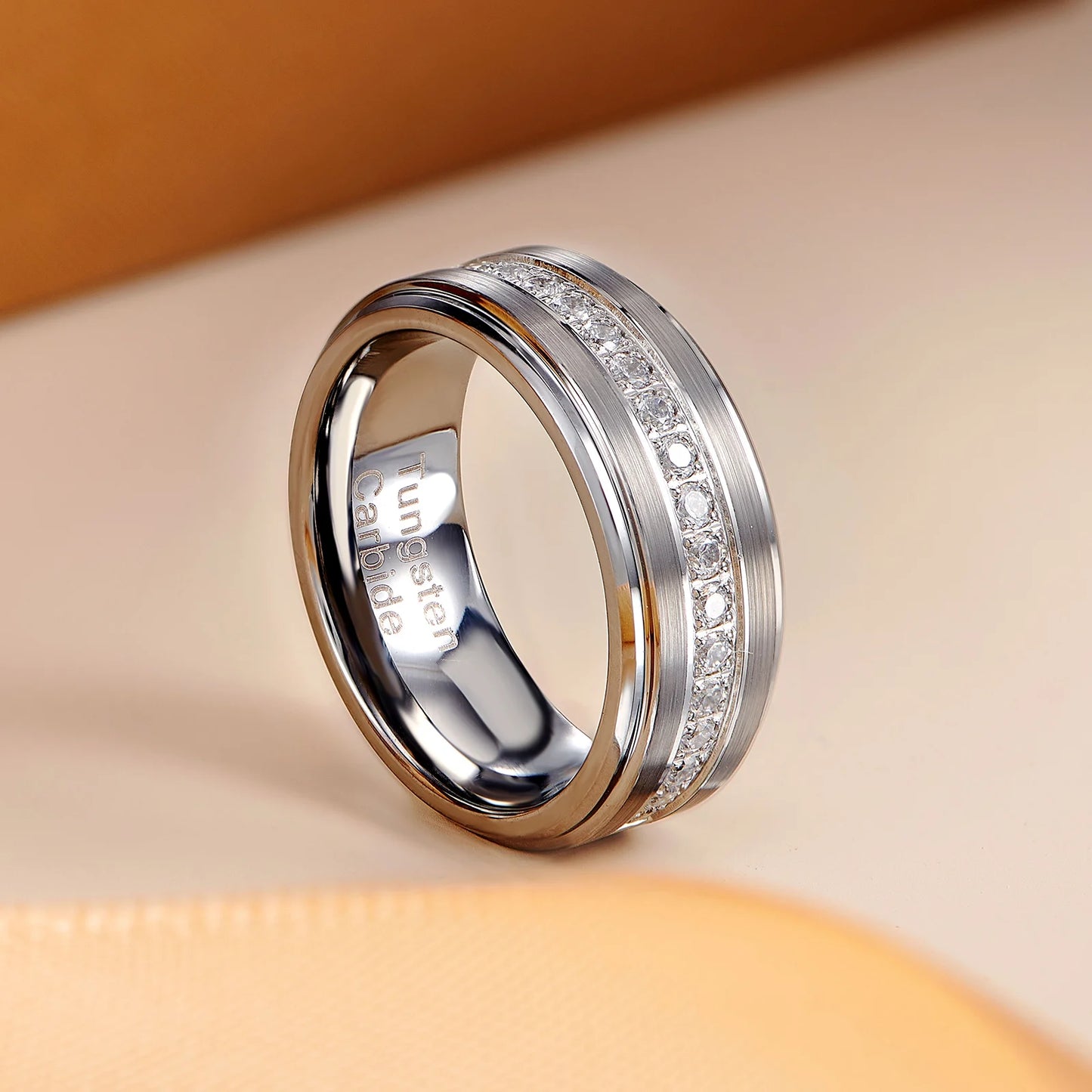 Men's Promise Wedding Tungsten Carbide Ring.