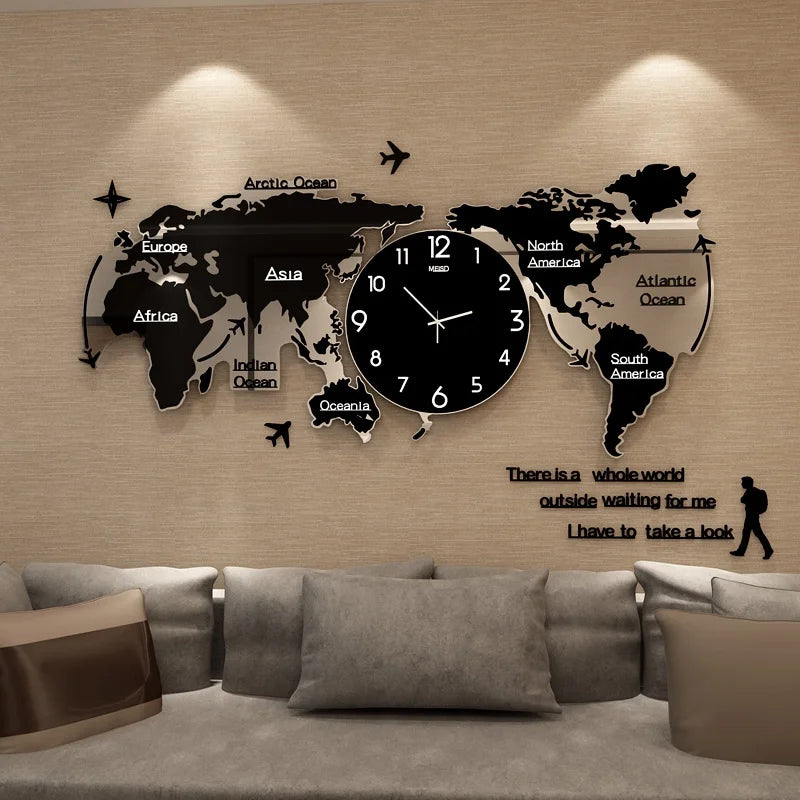 Unique Acrylic Wall Clock 3D