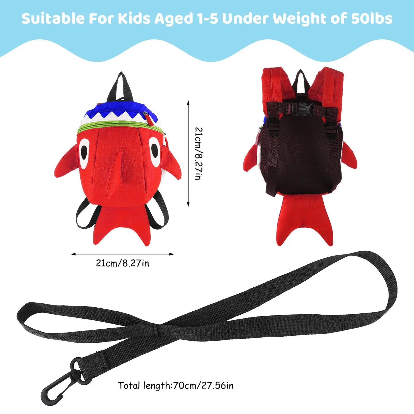 Toddler Backpack Leash for Boys and Girls