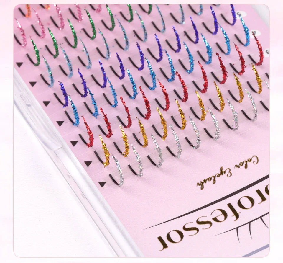 New Fashion Glitter Wispy Spike Eyelashes Extensions Party