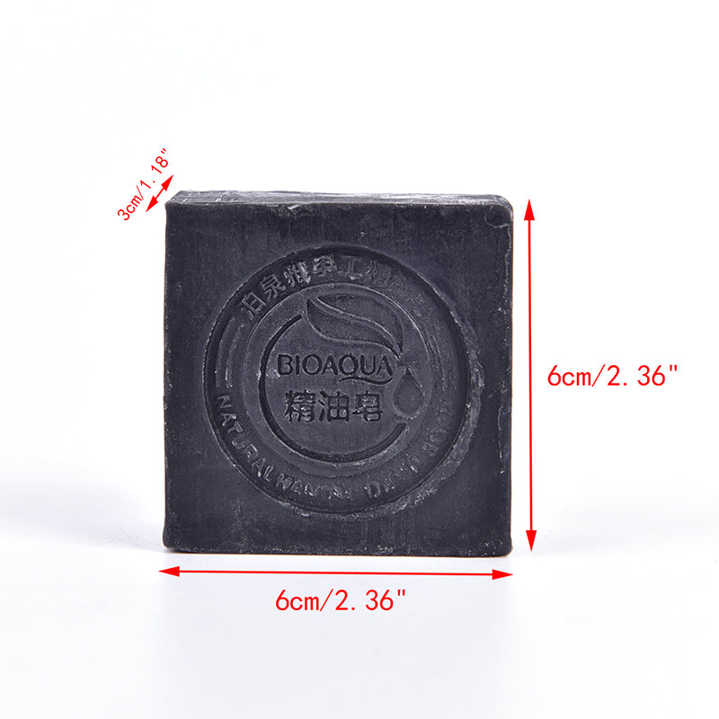 Natural Organic Essential Black Bamboo Oil Soap.