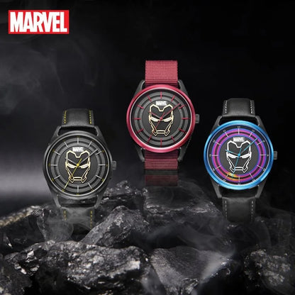 Disney Marvel Iron Man Stainless Steel Quartz Wristwatch.