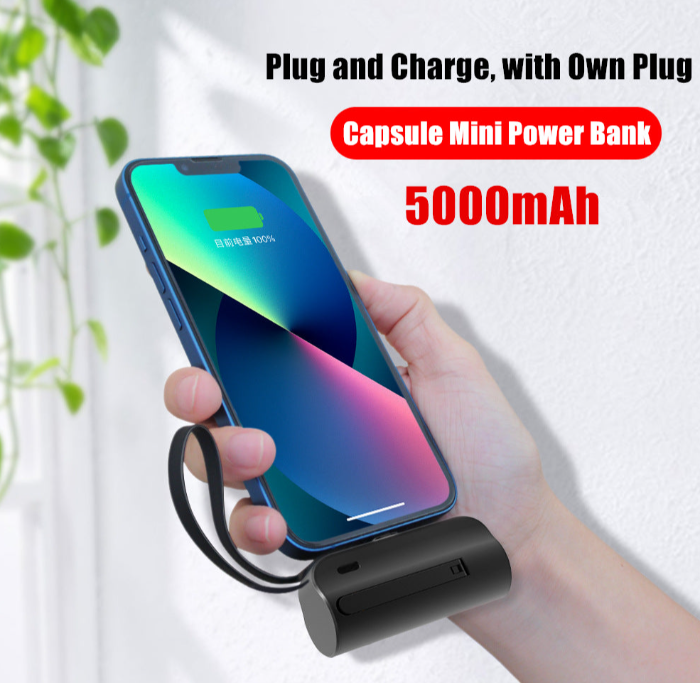 Mini Power Bank Charging External Battery.