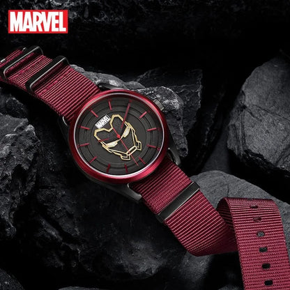 Disney Marvel Iron Man Stainless Steel Quartz Wristwatch.