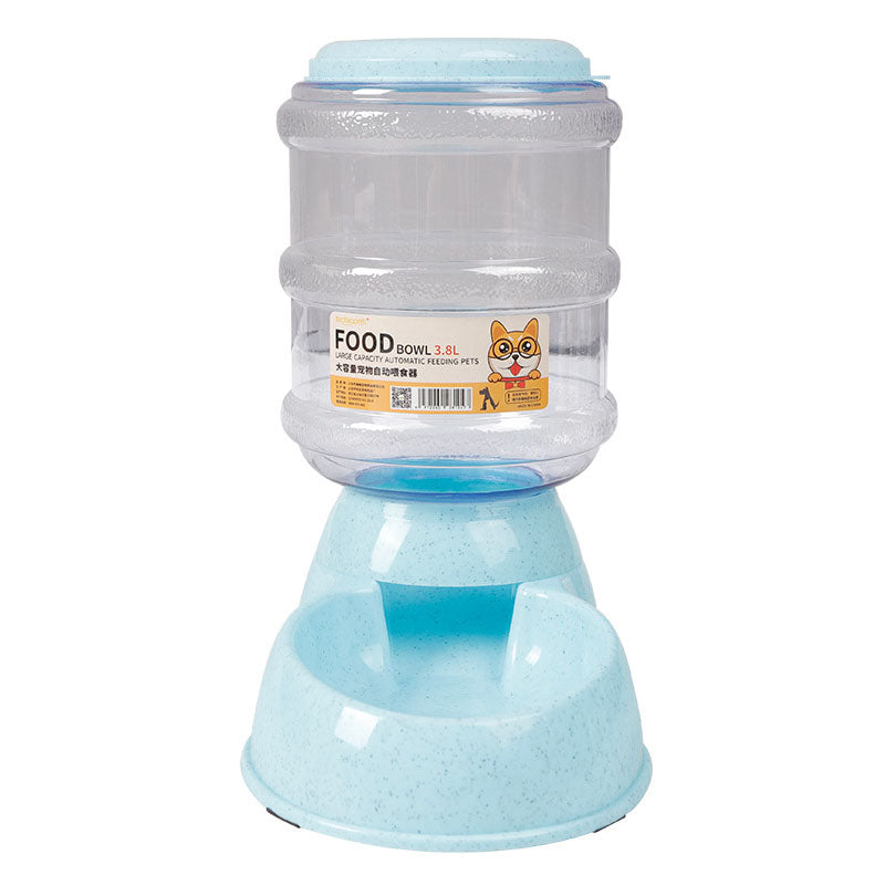 Dog Automatic Feeders Plastic Water Bottle Cat Bowl.