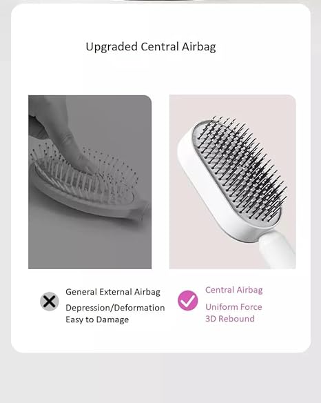 Self Cleaning Hair Brush, 3D Air Cushion.