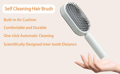 Self Cleaning Hair Brush, 3D Air Cushion.