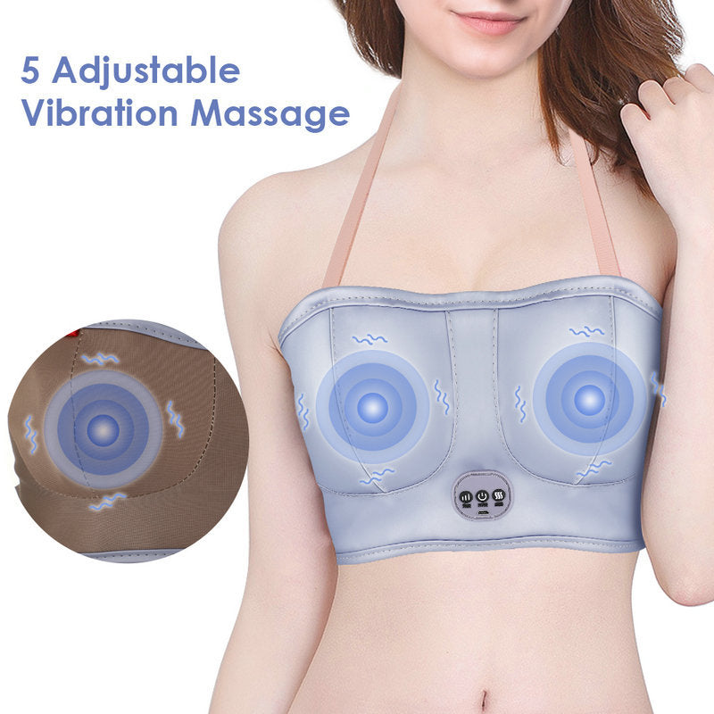 Breast Massage Bra Vibration Chest Massager Breast Enhancement Instrument