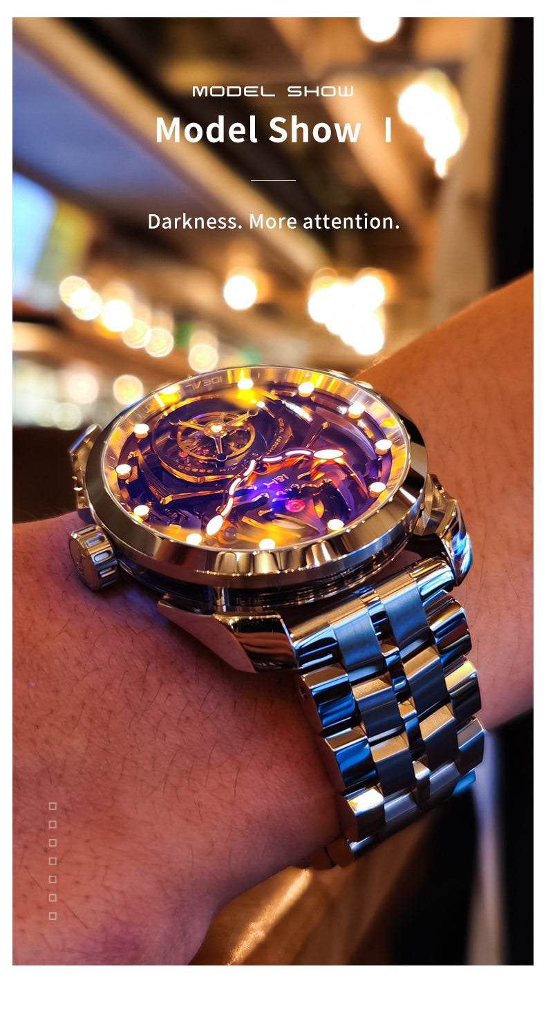 IDEAL KNIGHT Tourbillon  Waterproof Watch