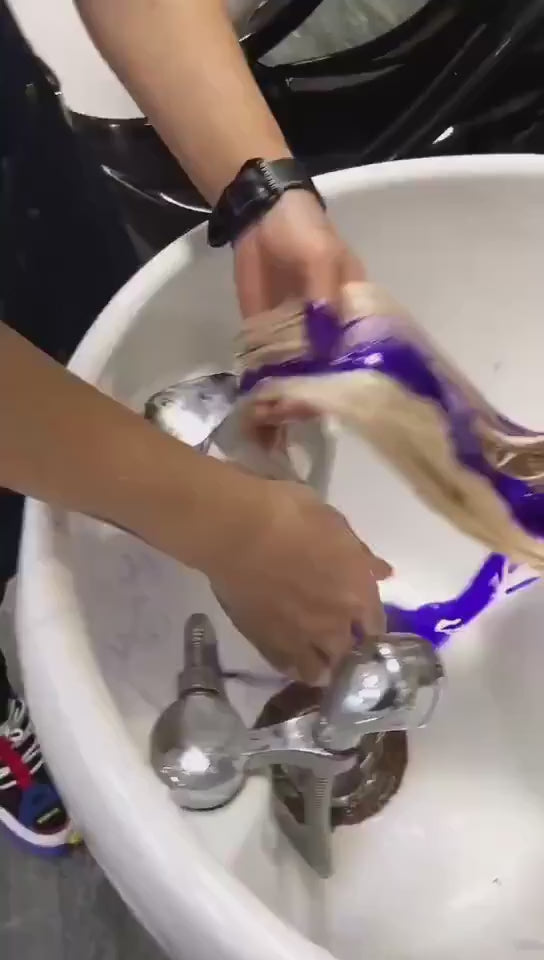 Purple Shampoo Linen Bleaching Hair Correction.