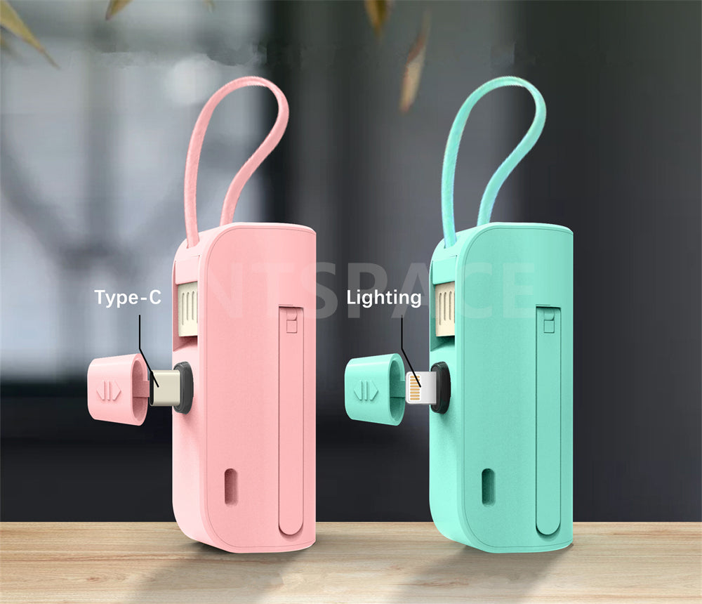 Mini Power Bank Charging External Battery.