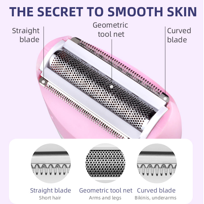 Rechargeable Lady Shaver Electric Hair for Body.